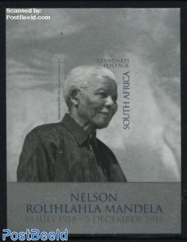 Nelson Mandela, rare imperforated s/s
