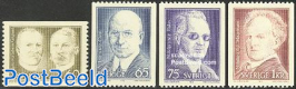 Nobel prize winners 1912 4v