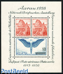 Aarau stamp exposition s/s
