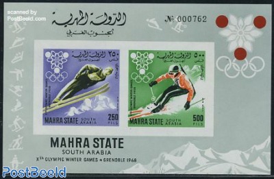Mahra, Olympic Winter Games s/s imperforated