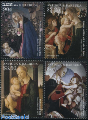Christmas 4v, Botticelli Paintings
