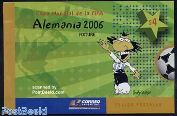 World Cup Football 4v in booklet