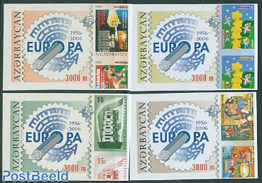 50 Years Europa stamps 4v, imperforated