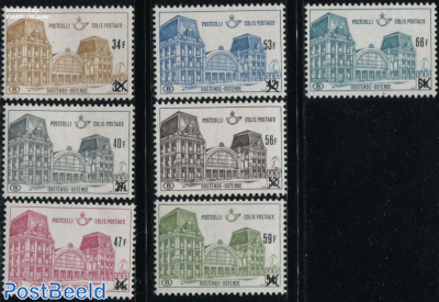 Railway parcel stamp 7v