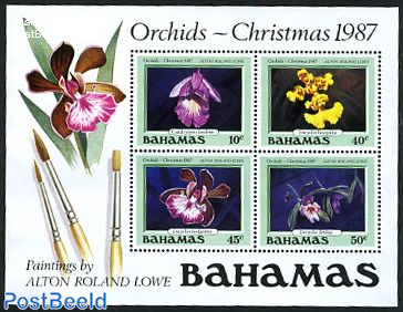Christmas, orchids s/s