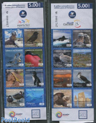 Galapagos 16v s-a in 2 foil booklets
