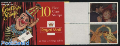 Greeting stamps 10v in booklet