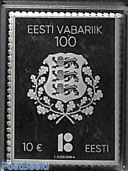 Silver stamp 1v