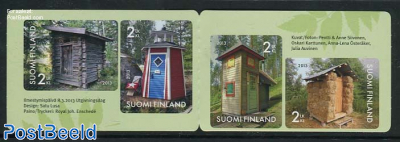 Outhouses 4v s-a in booklet