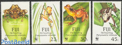 WWF, frogs 4v