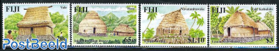 Traditional Fiji houses 4v
