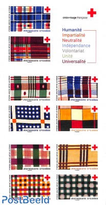 REd Cross 10v s-a in booklet