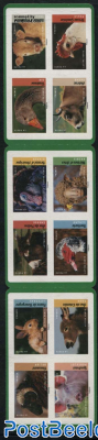 Farm Animals 12v s-a in booklet