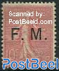 Military stamp 1v (10c pink)