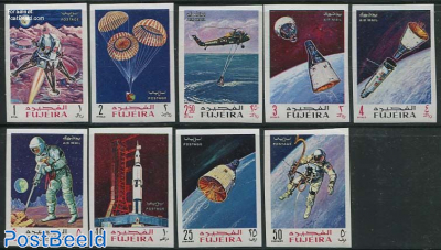 Apollo flights 9v, imperforated