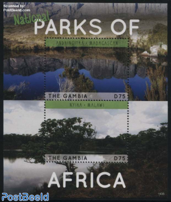 National Parks of Africa s/s