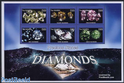 Diamonds 6v m/s, rough diamonds