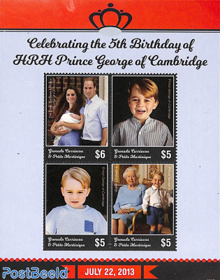Prince George 5th birthday 4v m/s
