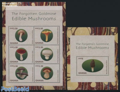 Edible Mushrooms 2 s/s
