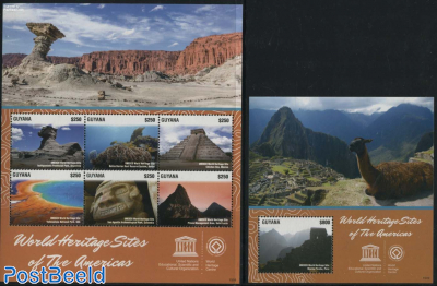 World Heritage Sites of The Americas 2 s/s