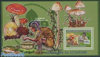 Scouting centenary, mushrooms s/s