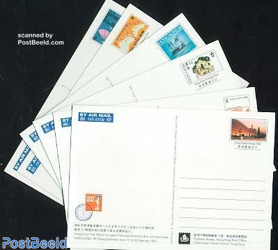 Postcard set Hong Kong 1997 (6 cards)