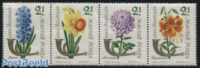 Stamp Day, flowers 4v [:::]