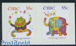 Greeting stamps 2v s-a