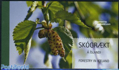 Forestry in Iceland 4v in booklet