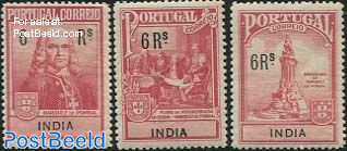 Postage due on welfare stamps 3v
