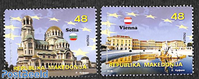 European capitals 2v (Vienna, Sofia)