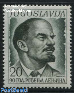 W.I. Lenin 90th birth anniversary 1v