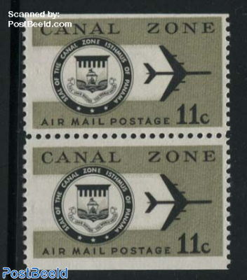 Airmail booklet pair