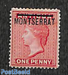 1d, WM CA-Crown, perf. 14, Stamp out of set