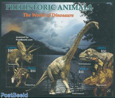 Preh. animals 4v m/s, Torosaurus