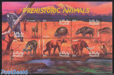 Prehistoric animals 6v m/s