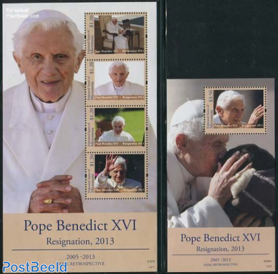 Pope Benedict XVI resignation 2 s/s