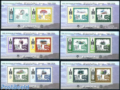 50 Years Europa stamps 6 s/s