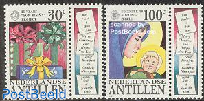 December stamps 2v+tabs