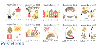 December stamps 10v s-a