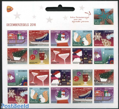 Christmas m/s s-a (PostNL logo only)