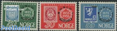 Oslo Norwex overprints 3v