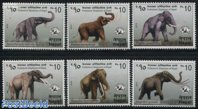 Prehistoric Elephants 6v