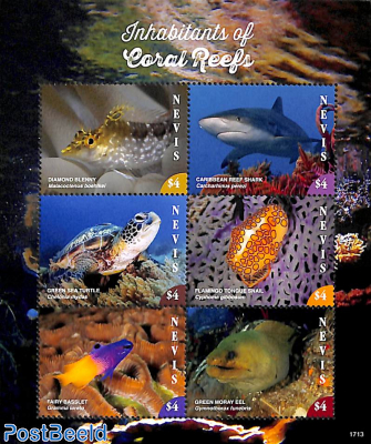 Inhabitants of Coral Reef 6v m/s