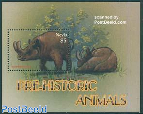 Prehistoric animal s/s, Brontotherium