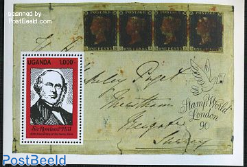 150 years stamps s/s, Sir Rowland Hill