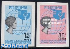 Int. woman year 2v imperforated