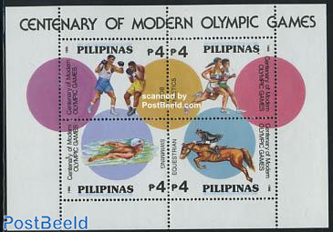 Modern Olympics centenary s/s