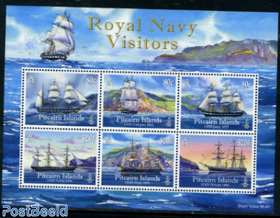 Royal Navy visitors 6v m/s