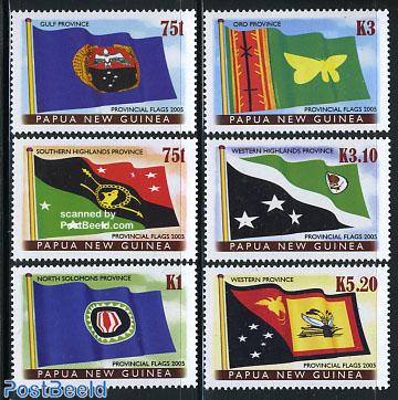 Provincial flags 6v